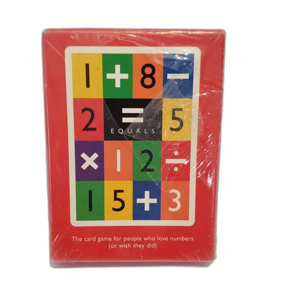 Vintage 1998 Equals Card Game NEW - Picture 3 of 3